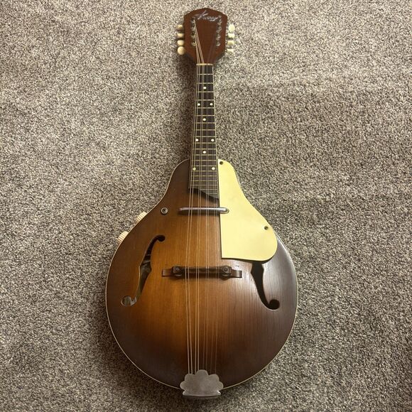 VTG 1955 Kay N-1 A Style 8-String Electric Mandolin Guitar Teardrop Sunburst - Picture 2 of 15